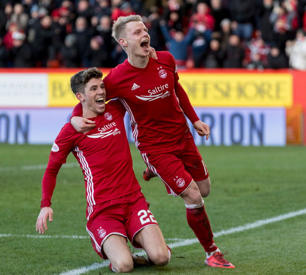 Ryan Chritie during his Aberdeen days