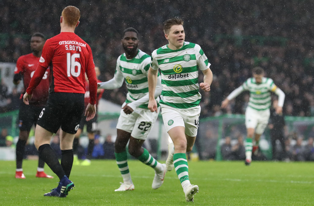 James Forrest gets recognition from the Europa League