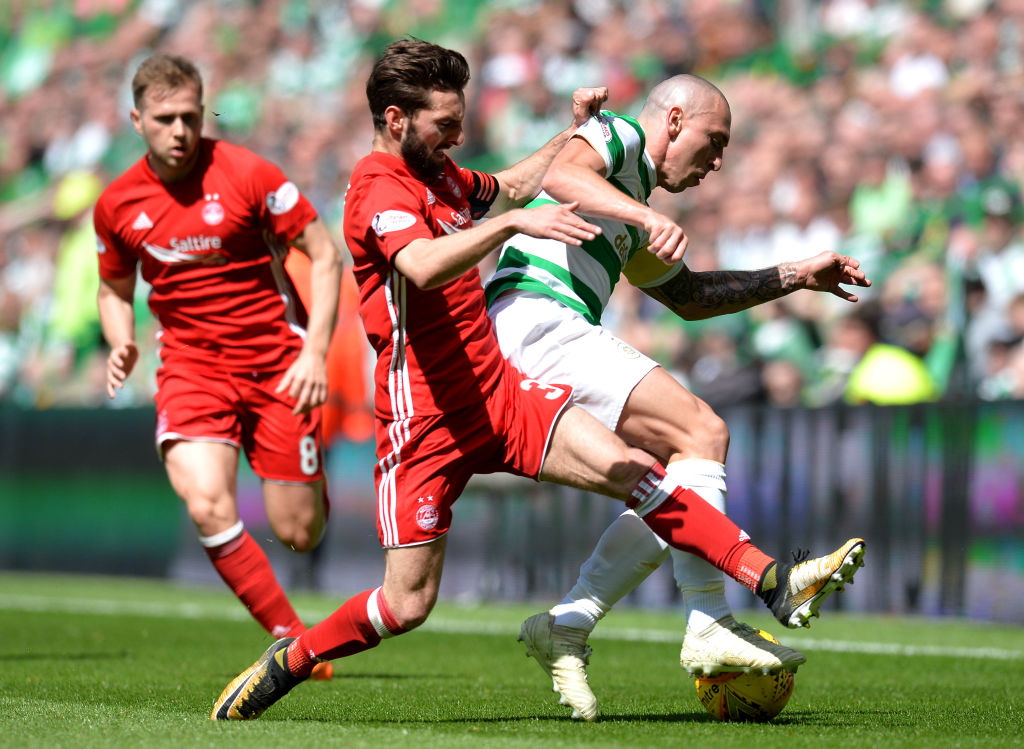 Graeme Shinnie believes Celtic's Scott Brown hates him
