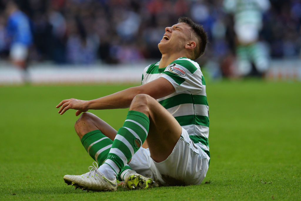 Filip Benkovic showing no sign of injury picked up against Rangers
