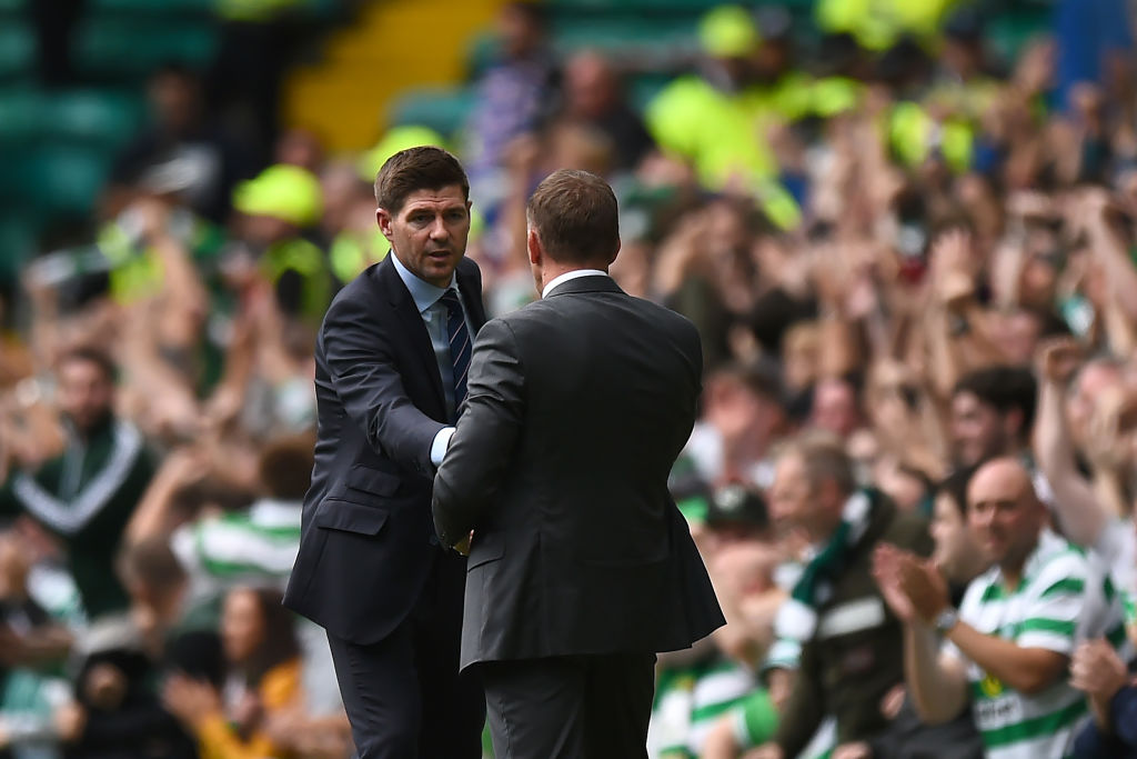 Steven Gerrard states that the league is probably over after Celtic victory