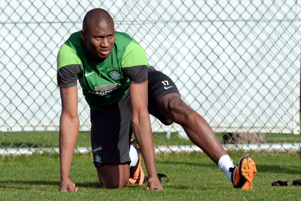 ANTALYA, TURKEY - JANUARY 8: Celtic's Amido Balde trains during the Scottish Football League's first Celtic winter training camp Antalya, Turkey, J...