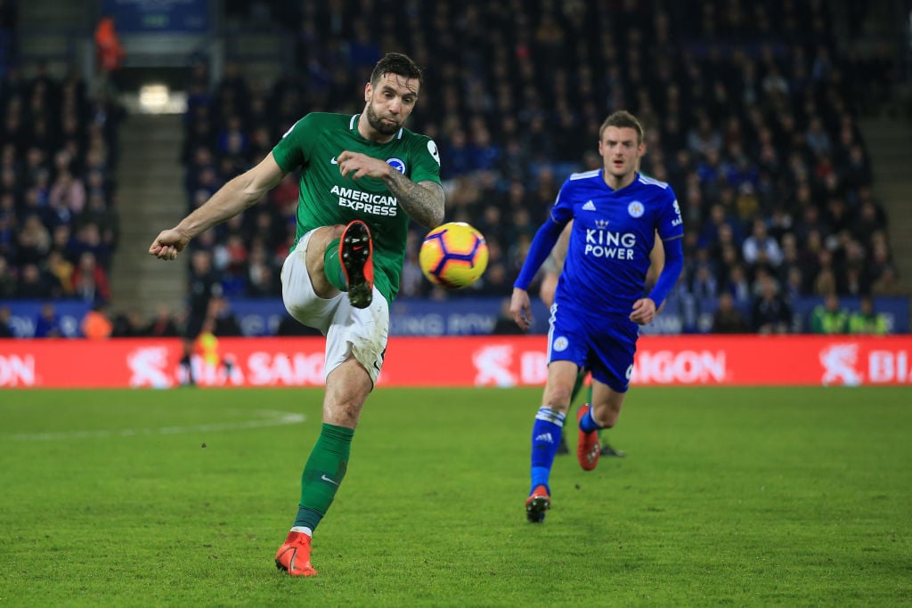 Shane Duffy in action for Brighton