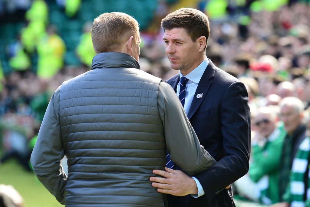 Steven Gerrard has claimed he had nothing do to with Celtic guard of honour snub
