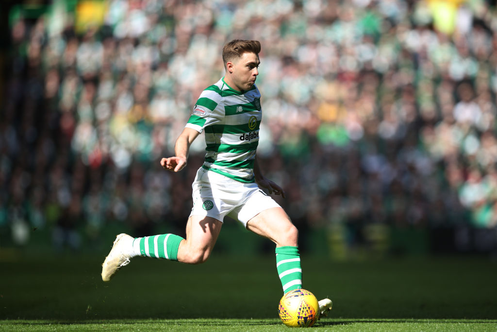James Forrest has admitted he wants to stay at Celtic for life