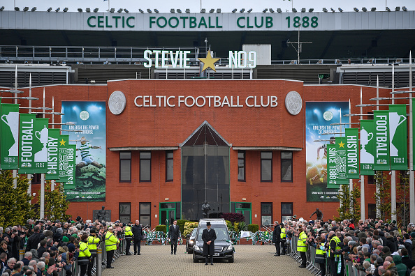 Pictures: Celtic fans say goodbye to Lisbon Lion Stevie Chalmers