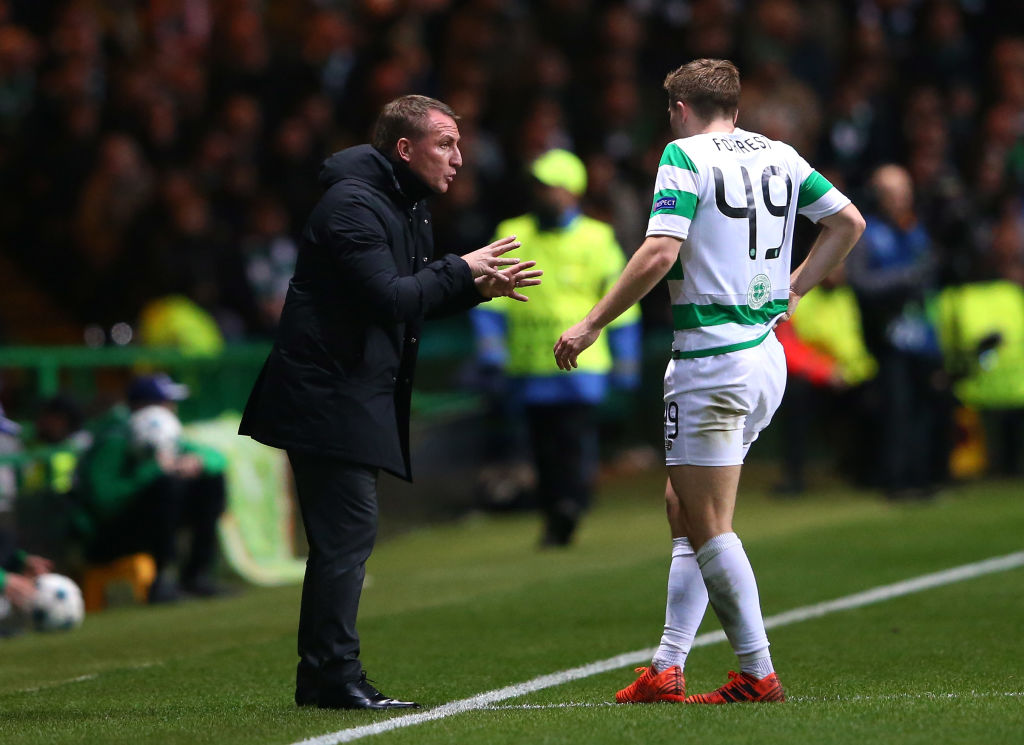 James Forrest delivers two word verdict on departure of Brendan Rodgers