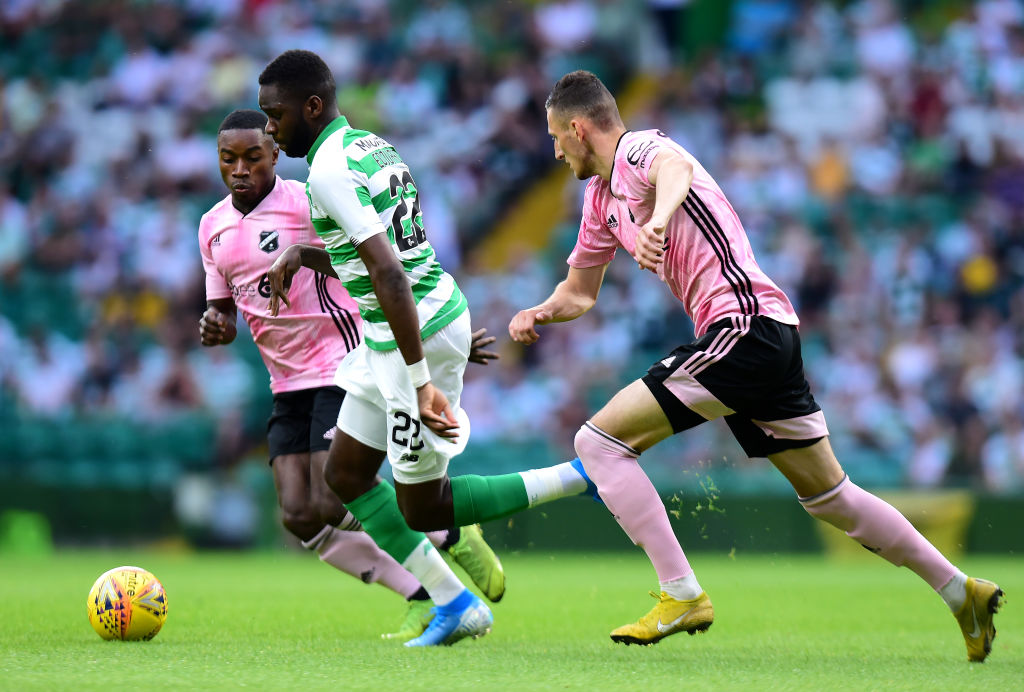Kalju midfielder Réginald Mbu Alidor impresses vs Celtic