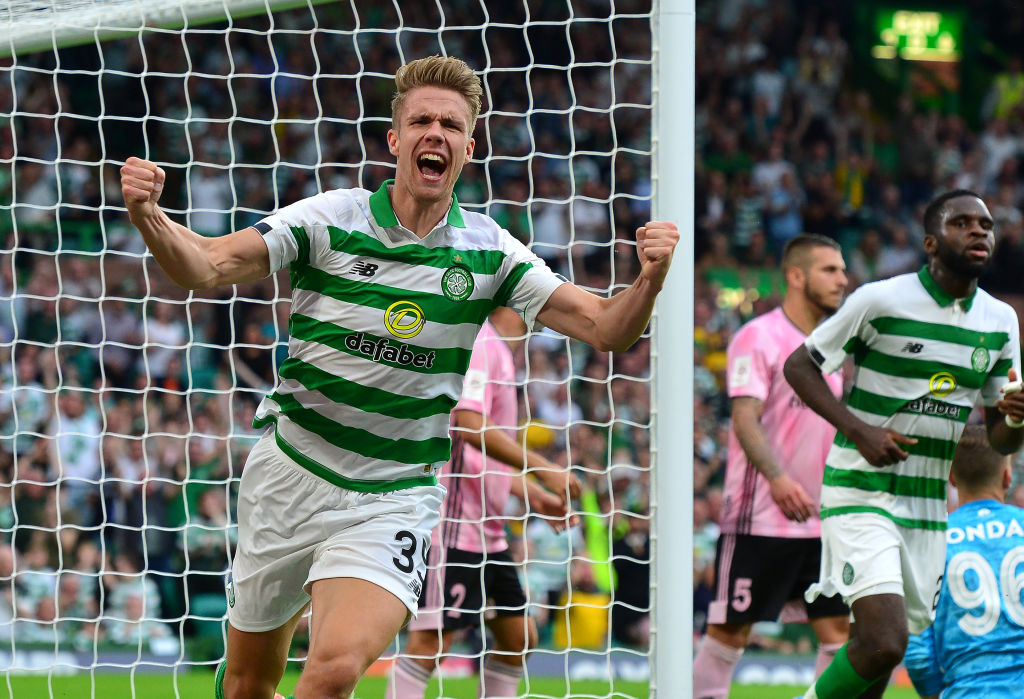 Leigh Griffiths hails Kristoffer Ajer's qualities after Celtic win