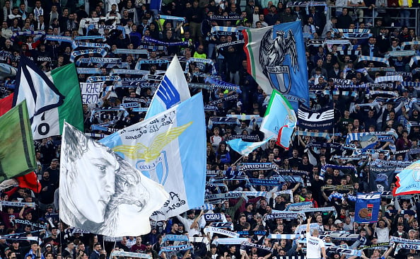 Lazio fans group hit out at "farcical" UEFA sentence