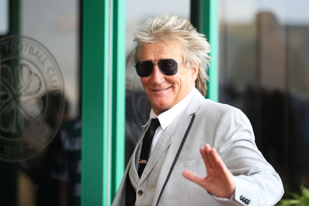 Celtic fan Rod Stewart