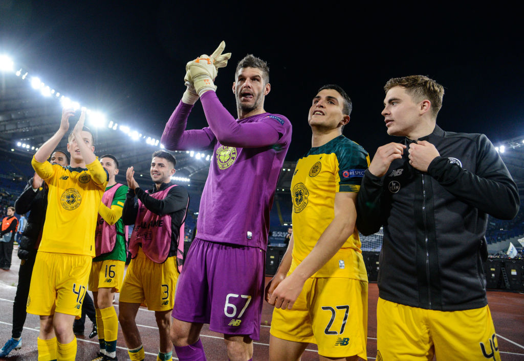 Celtic goalkeeper Fraser Forster
