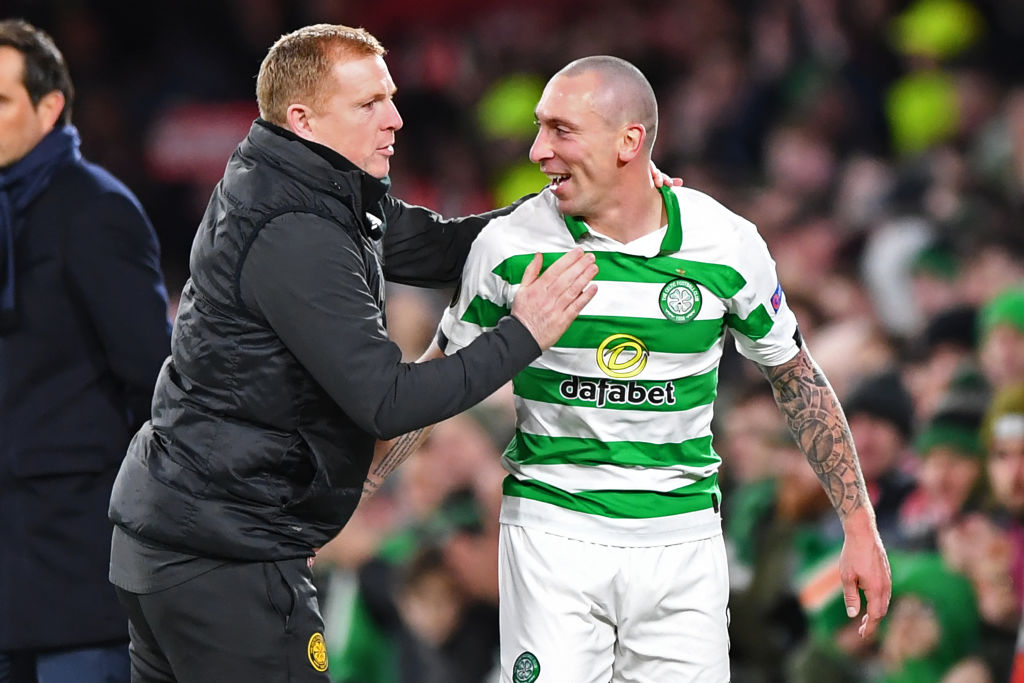 Some Celtic fans react to perceived Scott Brown yellow card mission