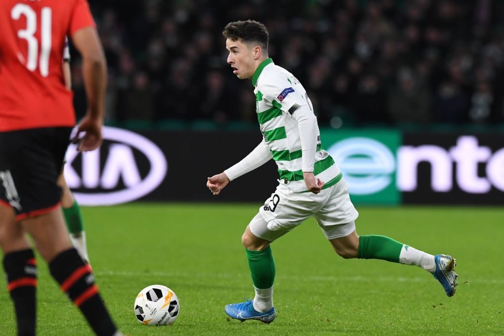 Celtic winger Mikey Johnston