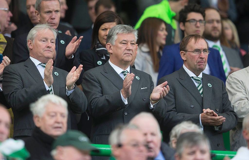 Celtic chiefs Ian Bankier and Peter Lawwell