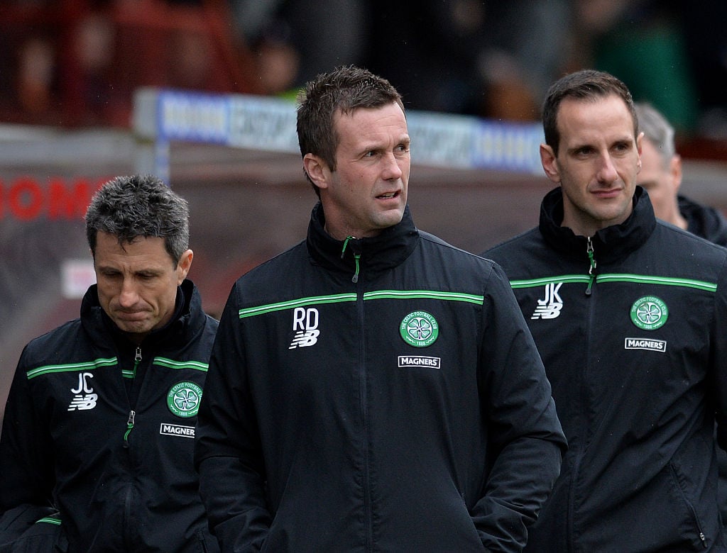 Celtic coach John Kennedy