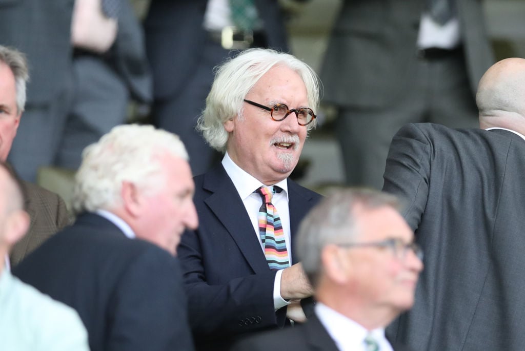 Celtic fan Billy Connolly supporting the 'wee' Berwick Rangers