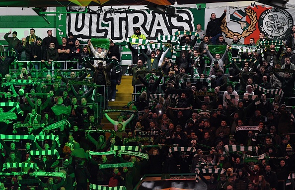 Some Celtic fans show their love for the Green Brigade following positive announcement