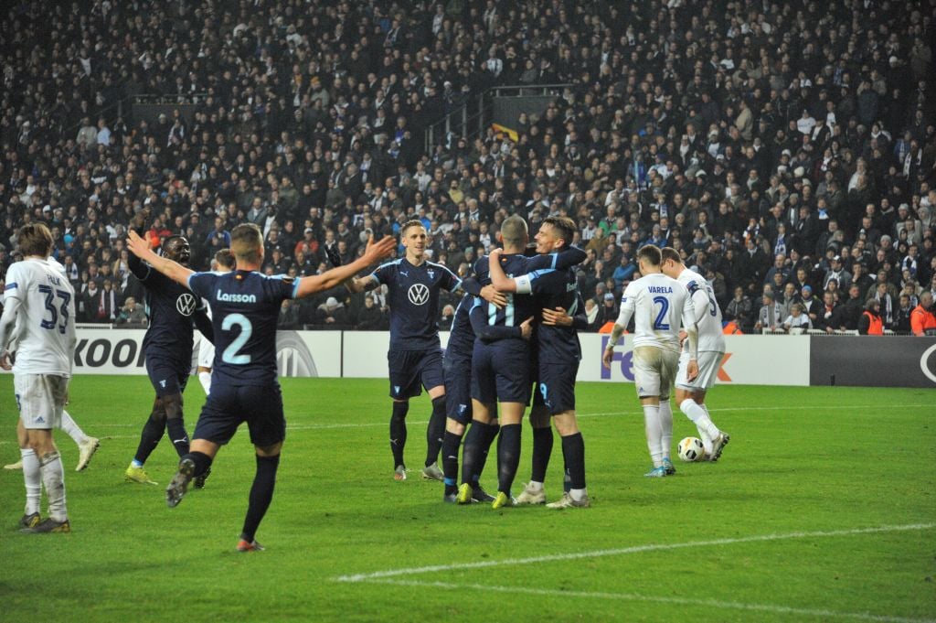 Malmo celebrate v Copenhagen