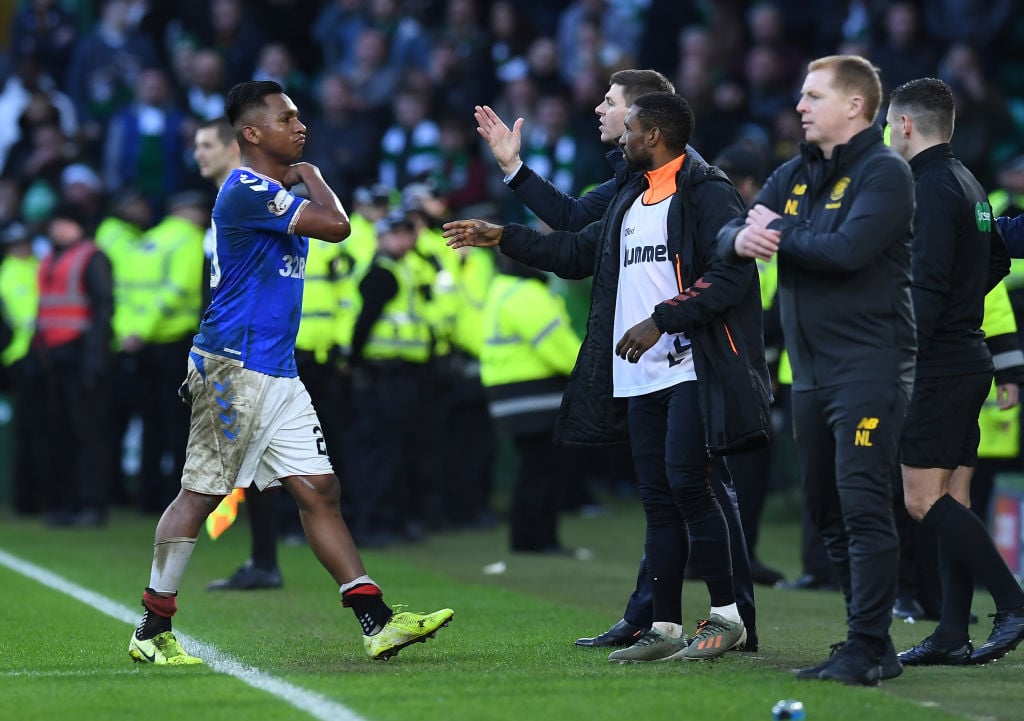 BBC's Michael Stewart blasts Morelos for gesture to Celtic fans