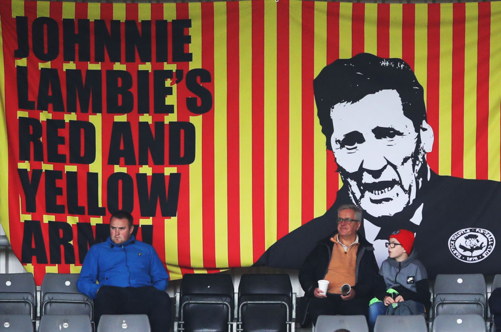 Inside Firhill