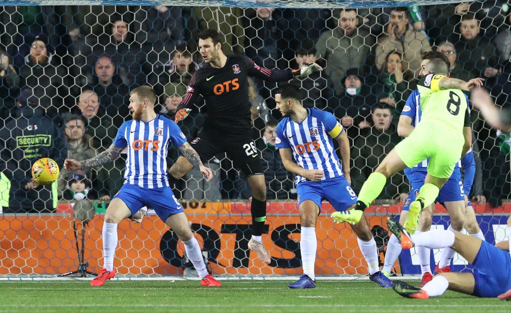 Scott Brown scores at Rugby Park