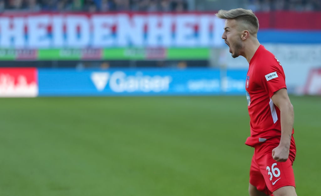 Heidenheim midfielder Niklas Dorsch