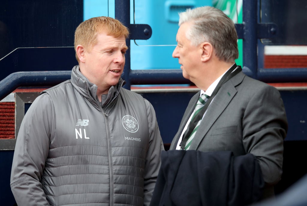 Neil Lennon and Peter Lawwell