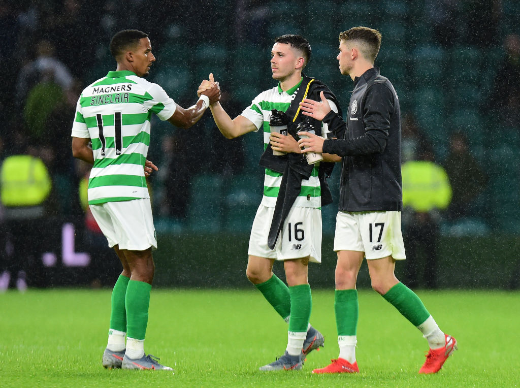 Scott Sinclair and Lewis Morgan