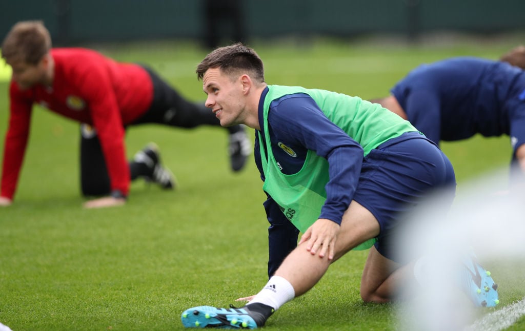 Lawrence Shankland in training