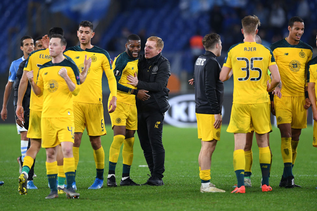 Neil Lennon and Olivier Ntcham