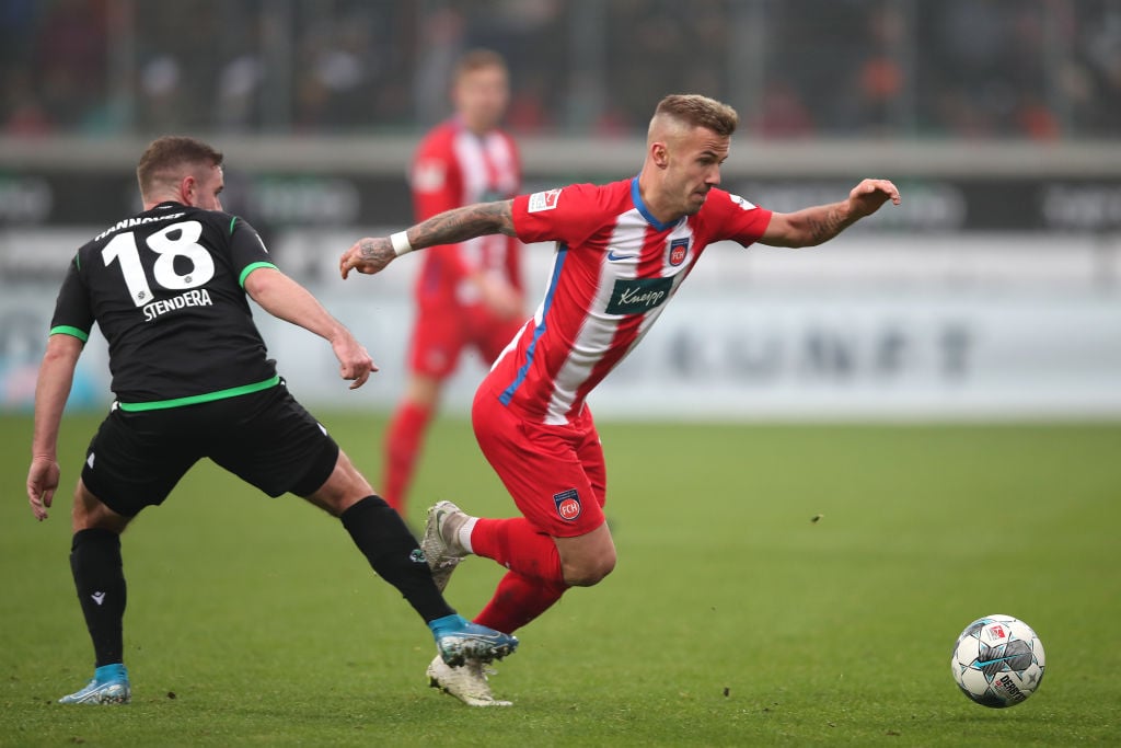 Heidenheim midfielder Niklas Dorsch