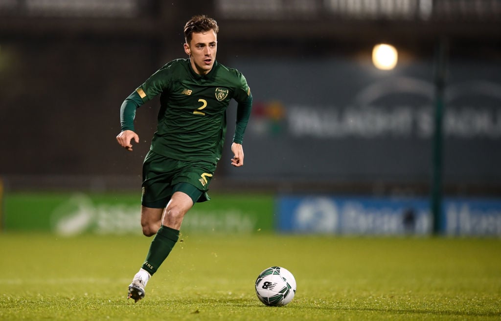 O'Connor in action for Ireland