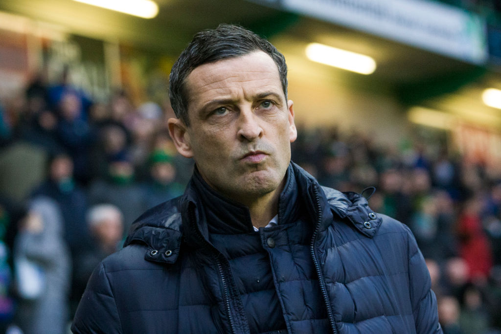 Hibernian boss Jack Ross