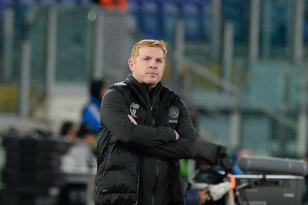 Celtic boss Neil Lennon on the touchline