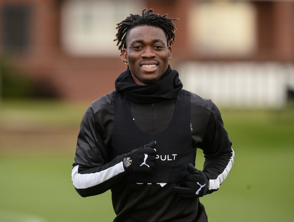 Christian Atsu training