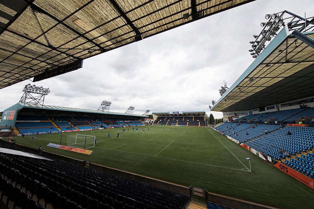 An empty Rugby Park