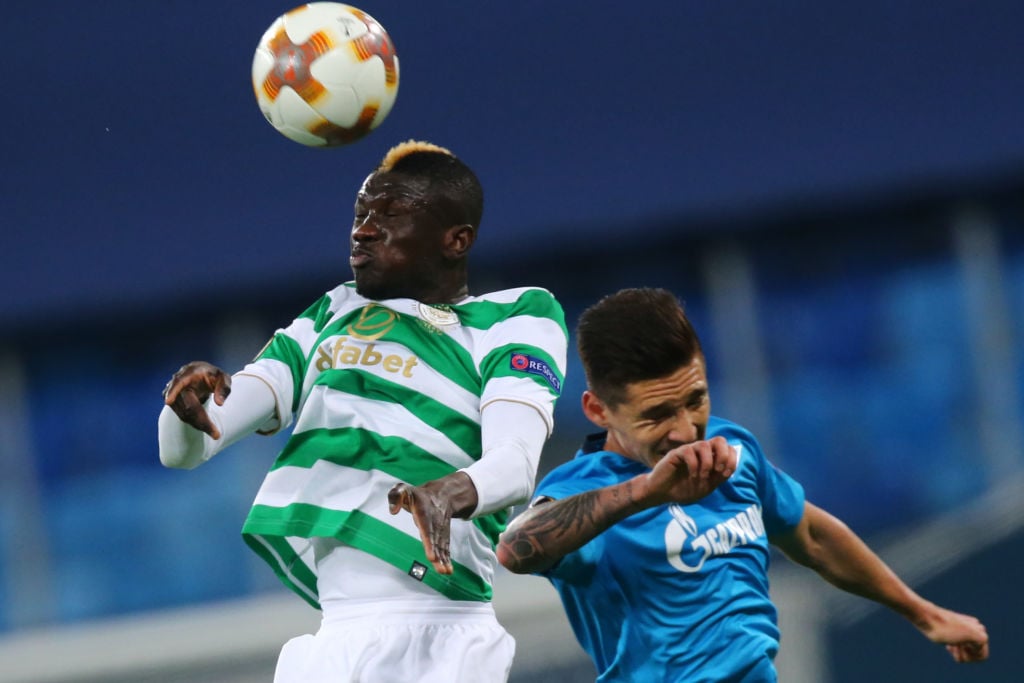 Eboue Kouassi in action for Celtic