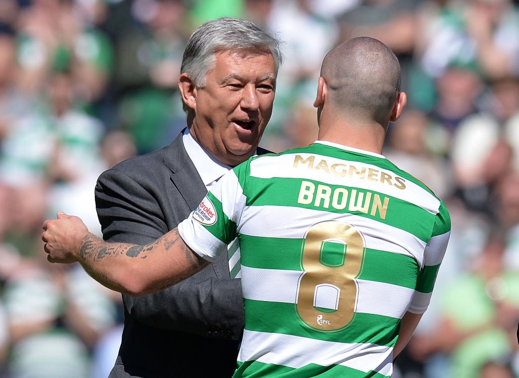 Peter Lawwell and Scott Brown