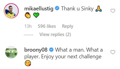 Mikael Lustig and Scott Brown pay tribute to Scott Sinclair
