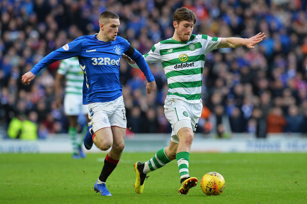 Ralston in action at Ibrox