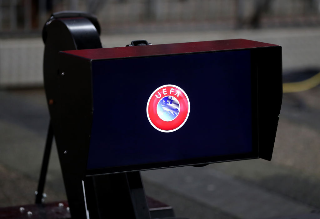 One of the VAR monitors