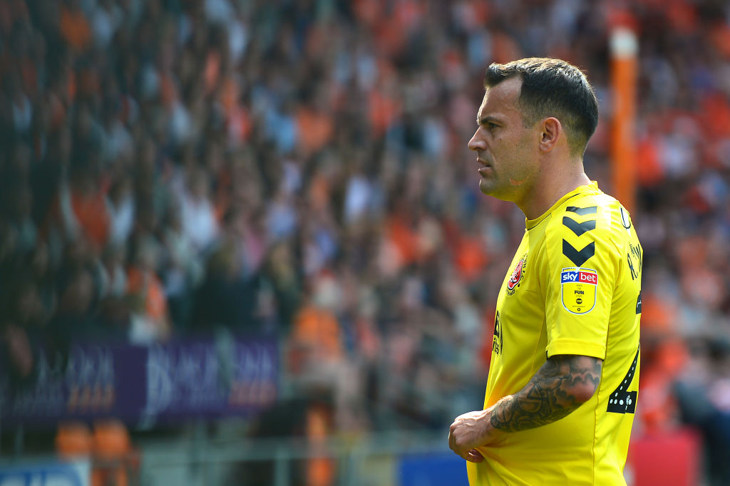 Ross Wallace with Fleetwood Town