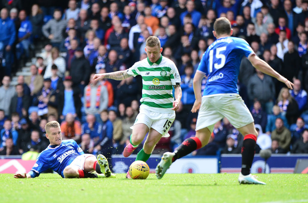 Jonny Hayes was the hero at Ibrox in September