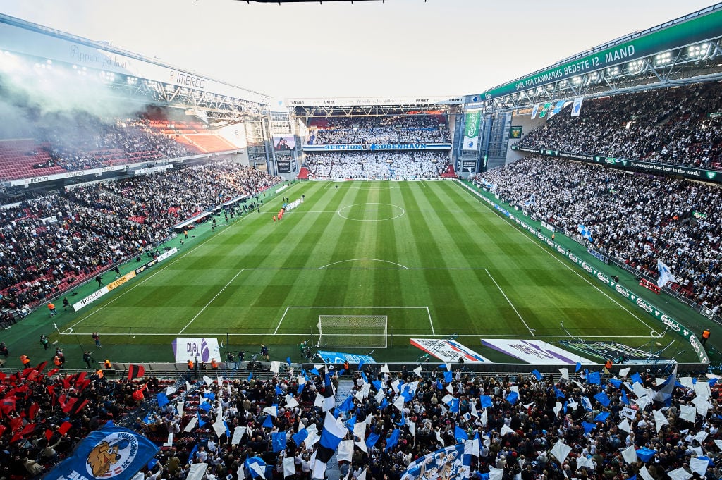 The Parken Stadium where Celtic will play on Thursday