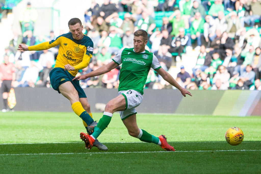 Callum McGregor got to see legendary Celtic goal up-close