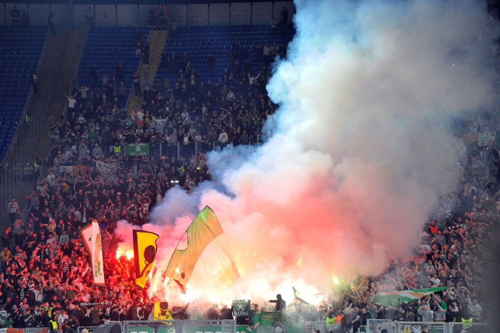 The Celtic support in Rome