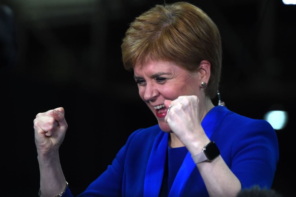 Scottish First Minister Nicola Sturgeon