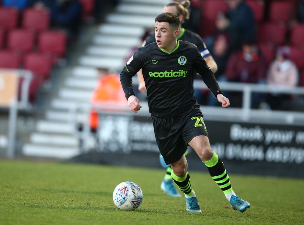 Jack Aitchison, currently on loan at Forest Green Rovers