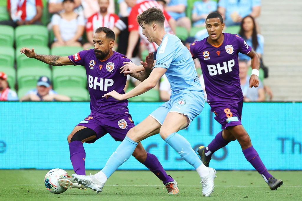 Jack Hendry in action for Melbourne City